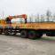 8 ton truck mounted crane telescoping boomed truck crane SQ8S4, crane truck 8 ton