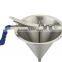 2mm 4mm 6mm Heavy Duty Stainless Steel Muffin Batter Funnel