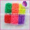 rubber bands in three layers plastic box with components loom bands for kids diy jewerly