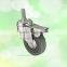 Cheaper Caster 100mm Top Plate Swivel Rubber Furniture Caster Wheel