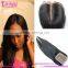 New Arrival 100% Virgin Unprocessed Brazilian 3 Part Silk Base Lace Closure With Baby Hairs