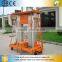 4 to 16M 200KG double columns hydraulic portable work platform/aluminum lift/movable platform