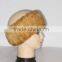 New Popular Style Knitted Real Mink Fur Headband