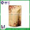 Alibaba Bottom price stand up kraft paper bag for coffee packing with zipper bag