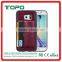 PU leather wallet cell phone case with Credit Card Kickstand support stand matte black housing for Samsung galaxy S6 S7 S7edge