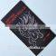 high definition sports wear fabric woven label with trademark