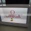 EKAA 21.5inch transparent lcd showcase box with android system
