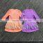 wholesale factory price top design fashion small or teenage girls dress with ruffle