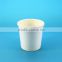 Disposable soup container with paper lid for take away