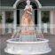 Classical outdoor large stone marble water fountain
