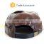 Fashion Blank Leather Hat Custom Snake Skin 5 Panel Hat Cap