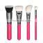 8pcs luxury pink makeup brush set Tightline Liner Precise Lip Line Brush with quality makeup brush case