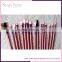 22PCS Rose Cosmetic Brushes Makeup Brush Set with wood handle