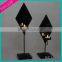 Modern Design Metal Glass Mirror Candlesticks Candle Holders For Wedding Decoration Candle Lantern