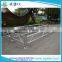 Industrial portable black plywood stage for concert equipment stage with stairs