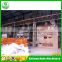 Yellow maize seed processing plant with seed treater