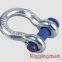 RIGGING CHAIN SHACKLE WITH SAFETY PIN,drop forged