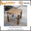 Fashion PE Rattan Table WIth Glass Top