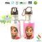 600ML Aluminum sports water bottle with straw