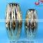 High Quality home decor silver plate ceramic vase, plating vase