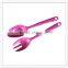 Wholesale BPA free durable superior white external printed melamine spoon and fork for children