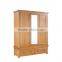 oak 3 door wardrobe