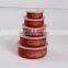 Hot sale enamel food container 3pcs 5pcs mixing bowl storage bowl