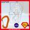 25KN Taiwan Mountain Climbing Aluminum Carabiner With Wire Gate