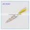 Flower Pattern Blade Non Stick Coating Paring Knife with Rubber Handle