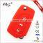 3 buttons folding car key case silicone flip car key cover for Toyota Corolla Crown RAV4