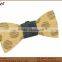 handmade wooden craft custom logo wooden bow tie