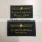 High quality custom design 50d high density damask woven labels