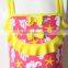 stars one piece yellow swimwear
