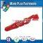 Made in Taiwan Universal Plastic Ribbed Long Conical Wall Plug Anchors