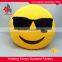 Newest yellow cute emoji pillow emoji memory foam pillow emoji plush pillow