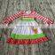 Yawoo 2016 New Deer Patterns Long Sleeve Wave Christmas Dresses Designer Toddler Clothing