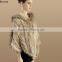 SJ102-01 Modern Style Fashion Rabbit Fur Vest,Knitted Women Clothes With Raccoon Fur Collar