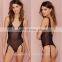 Hot Selling Low Scoop Neck Sheer Bodysuit Mature Women Sexy Lingerie