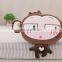 Wholesale soft plush cute monkey shape blanket