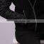 OEM Custom Wholeasler Leather Sleeve Cashmere Coat Men Wool Jackets With Hood