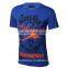 2017 China Factory Rock Band Pattern 3D Printing Custom T Shirt For Men