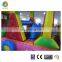 Long train kids inflatable obstacle course, obstacles game for kids, inflatable bouncer obstacle course