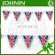 wholesale gift custom logo polyester fabric bunting string banner flag