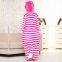 Cheshire Cat Cartoon Flannel Conjoined Polyester Pajamas