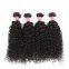 Aligned Weave Natural Black 10inch Natural Straight Long Lasting Brazilian Curly Human Hair