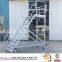 Mobile Industrial Metal Step Ladders