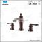 High-end Rose Gold Bathroom basin sink faucet vanity basin 3 hole deck mounted vessel sink taps