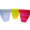 Camping Travel Silicone Wine Glasses Foldable 180ml