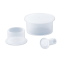 Plastic anti dust pipe flanged end protection cap for straight NPT UNF Metric threads
