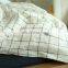 100% Cotton Home Luxury Bed Sheet Bedding Set Queen Size Big Black Check Patten bed set